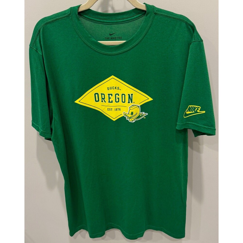 Oregon Ducks - Nike The Nike Tee T-Shirt - Men's Size XL - Green